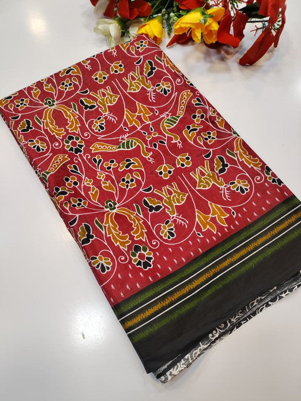 Kalamkari Cotton Saree KH280