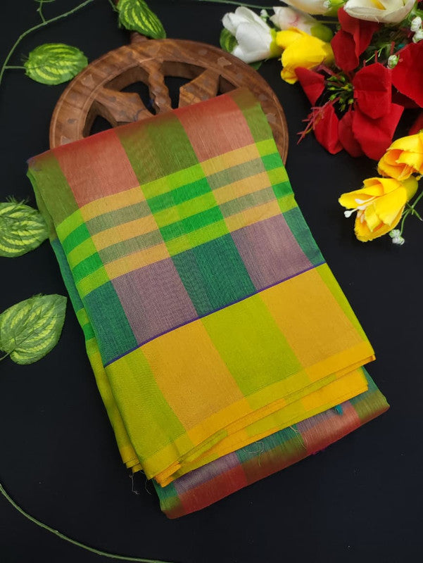 Offer Aura Checked Cotton AC51
