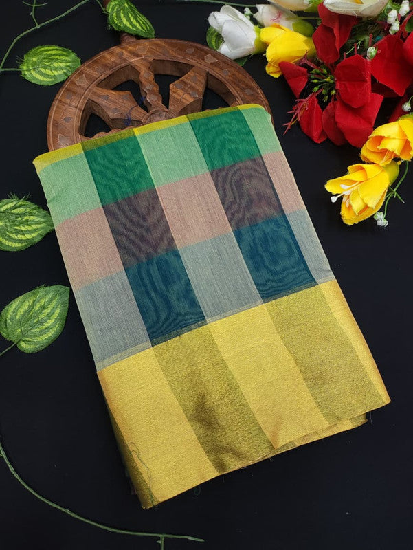 Offer Aura Checked Cotton AC52