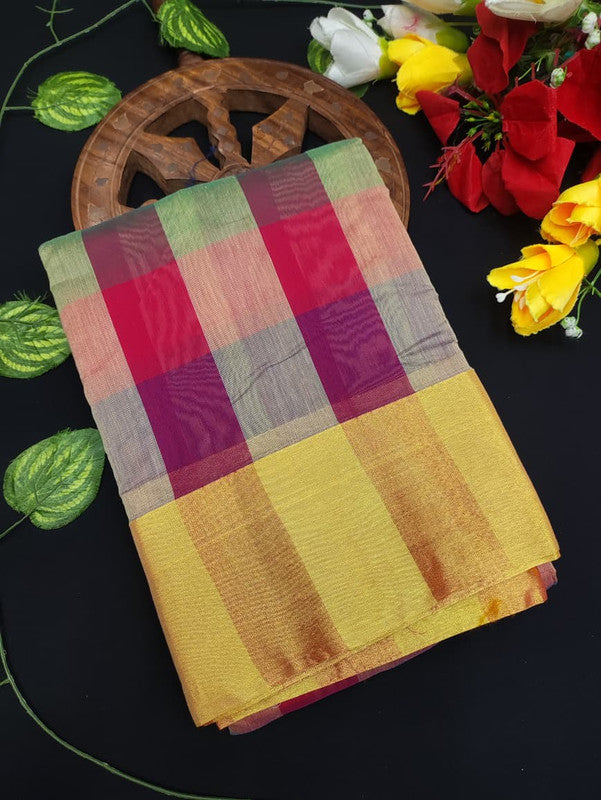 Offer Aura Checked Cotton AC54