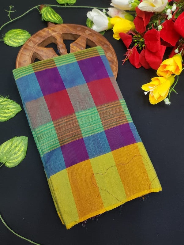Offer Aura Checked Cotton AC56