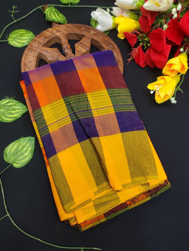 Offer Aura Checked Cotton AC57