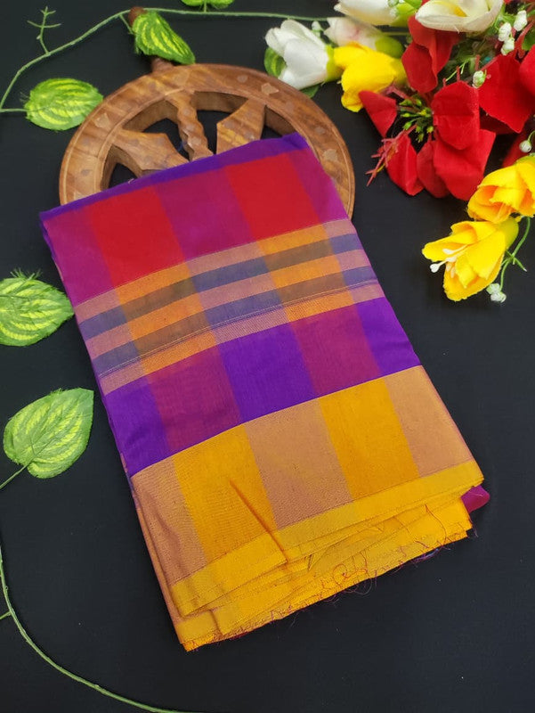 Offer Aura Checked Cotton AC60