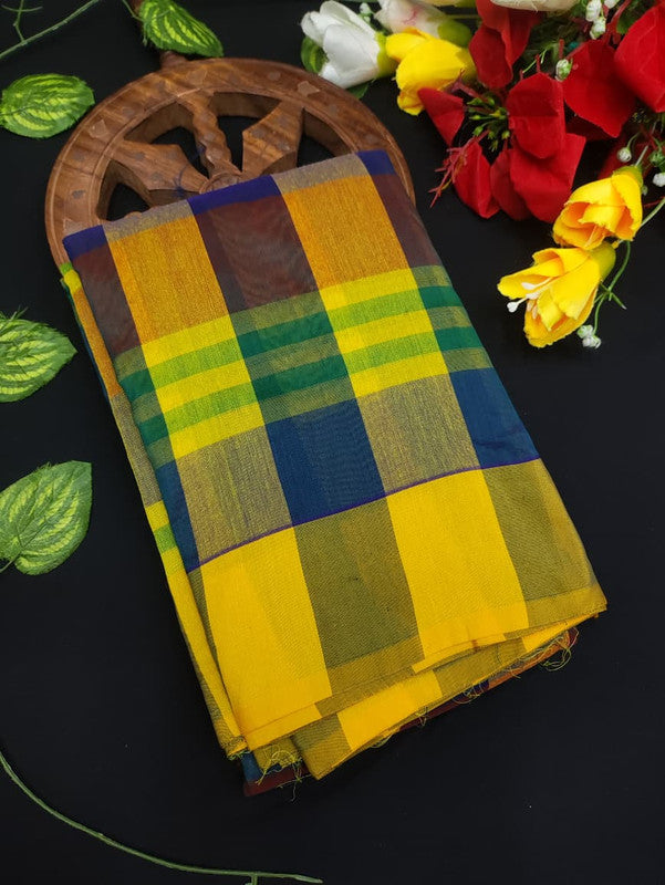 Offer Aura Checked Cotton AC67