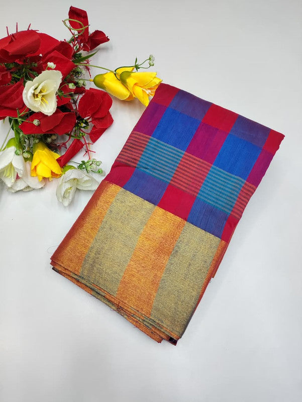 Offer Aura Checked Cotton AC102