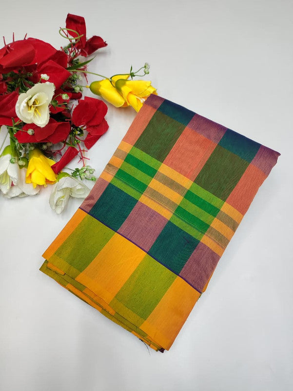 Offer Aura Checked Cotton AC107