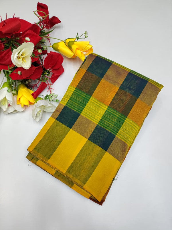 Offer Aura Checked Cotton AC106