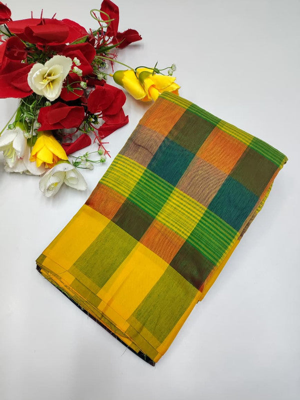 Offer Aura Checked Cotton AC125