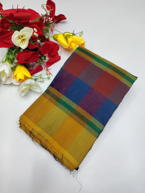 Offer Aura Checked Cotton AC137