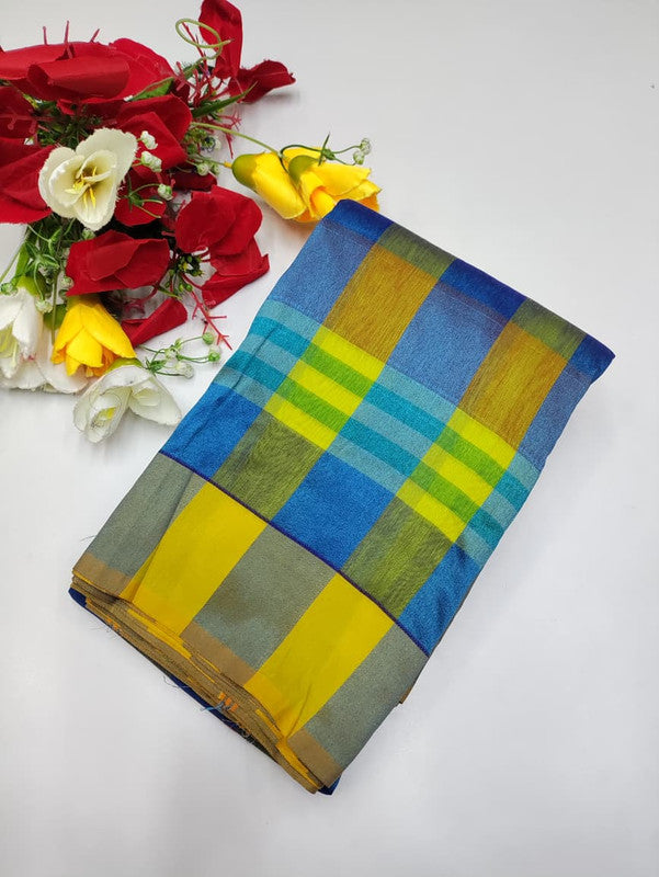 Offer Aura Checked Cotton AC141