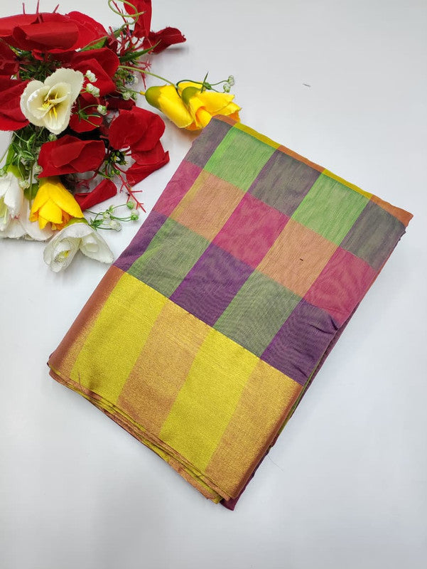 Offer Aura Checked Cotton AC151