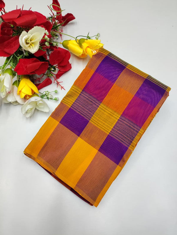 Offer Aura Checked Cotton AC155
