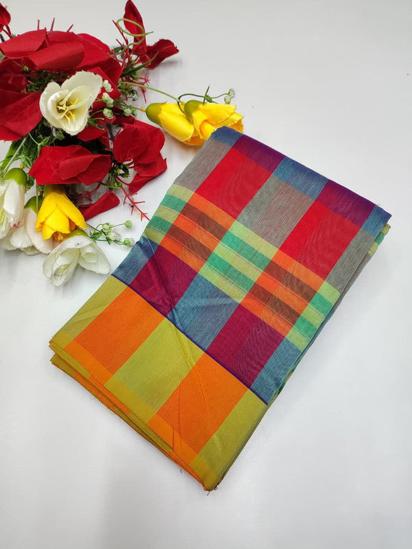 Offer Aura Checked Cotton AC164