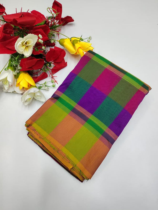 Offer Aura Checked Cotton AC184