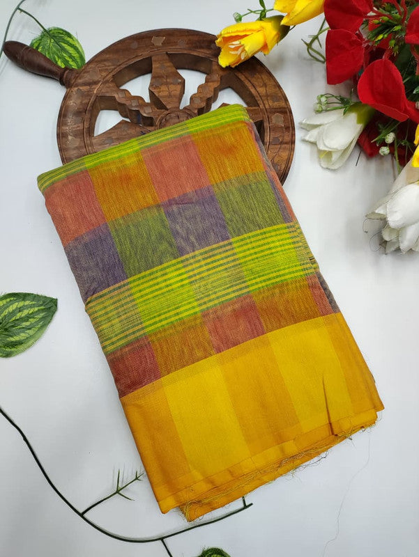 Offer Aura Checked Cotton AC187