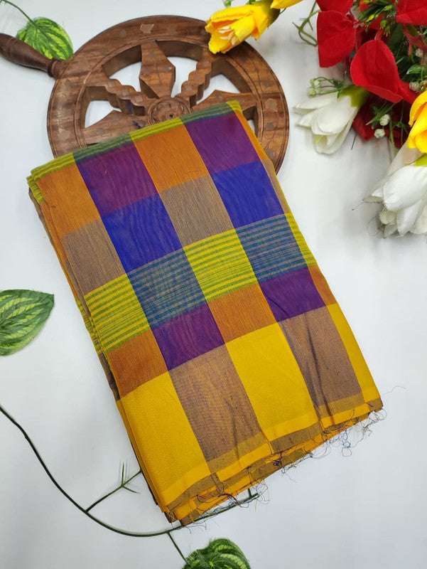 Offer Aura Checked Cotton AC191