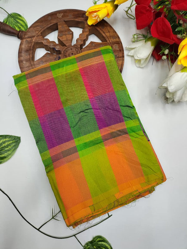 Offer Aura Checked Cotton AC196