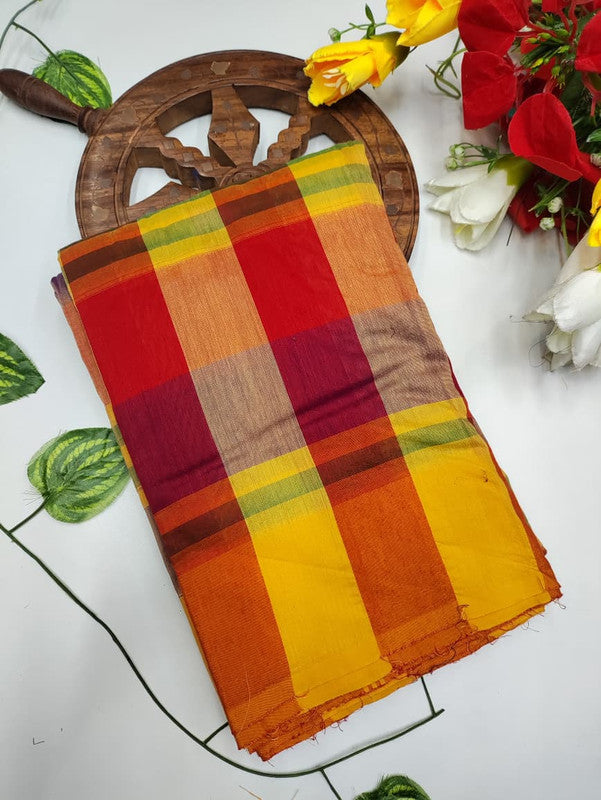 Offer Aura Checked Cotton AC221