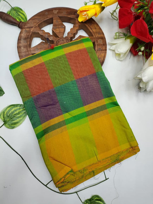 Offer Aura Checked Cotton AC225