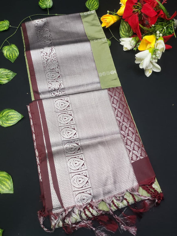 Priyanka Semi Pattu Saree LSP421