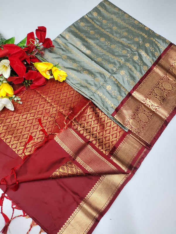 Priyanka Semi Pattu Saree LSP594