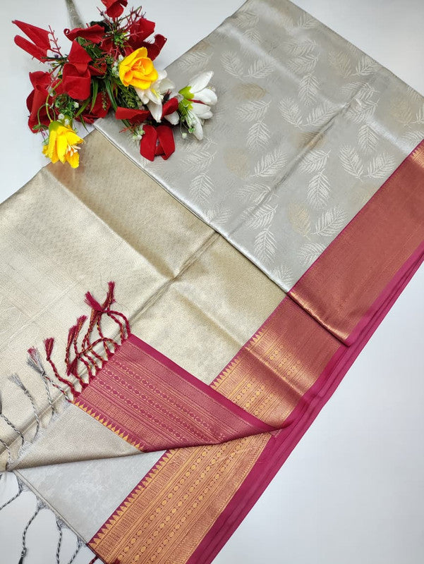Mirror Tissue Saree MRR03