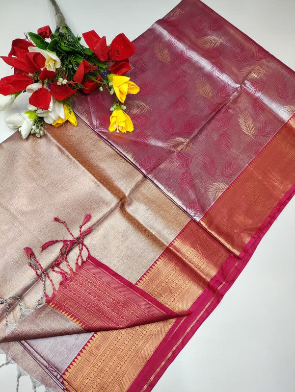 Mirror Tissue Saree MRR13
