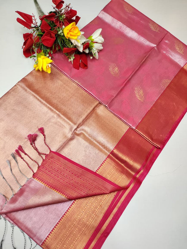 Mirror Tissue Saree MRR23
