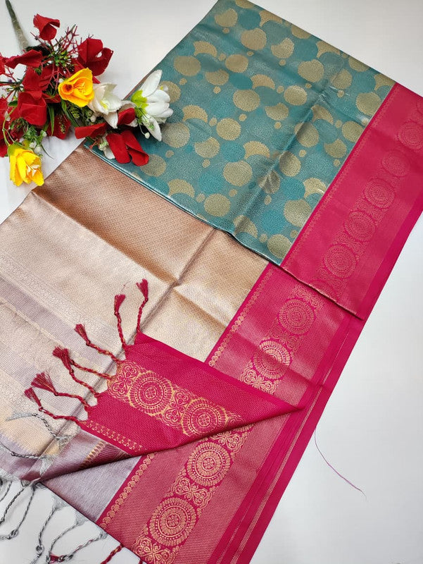Mirror Tissue Saree MRR30