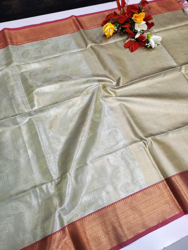 Mirror Tissue Saree MRR32