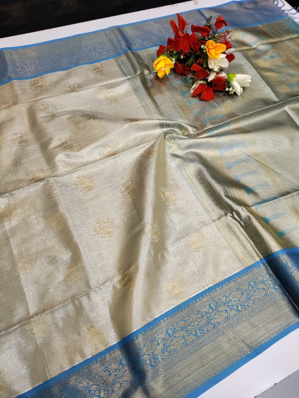 Mirror Tissue Saree MRR34