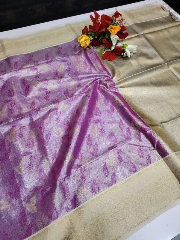 Mirror Tissue Saree MRR33