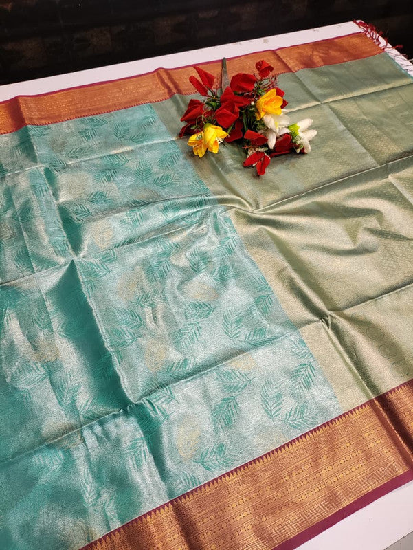 Mirror Tissue Saree MRR46