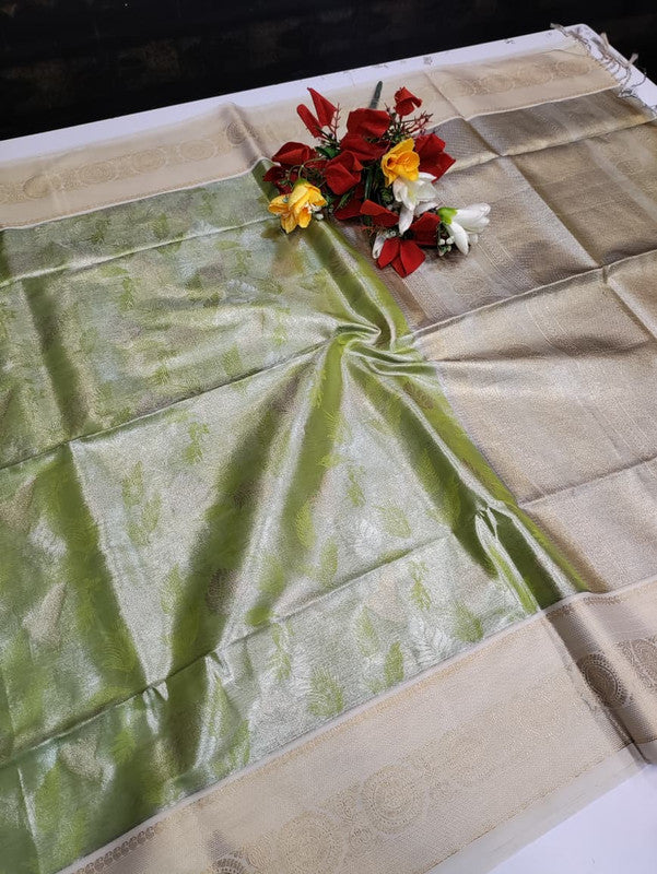 Mirror Tissue Saree MRR49