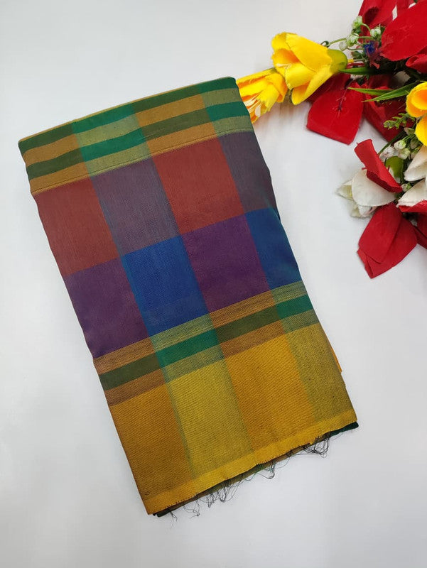 Offer Aura Checked Cotton (BT-2) AC51