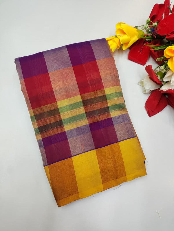 Offer Aura Checked Cotton (BT-2) AC56