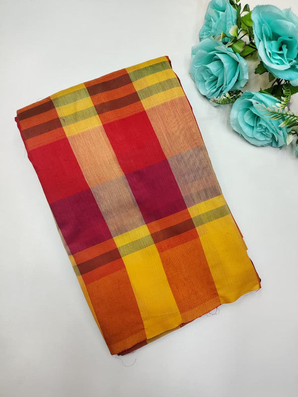 Offer Aura Checked Cotton (BT-3) AC66