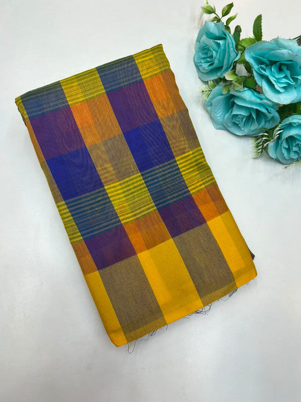 Offer Aura Checked Cotton (BT-4) AC84