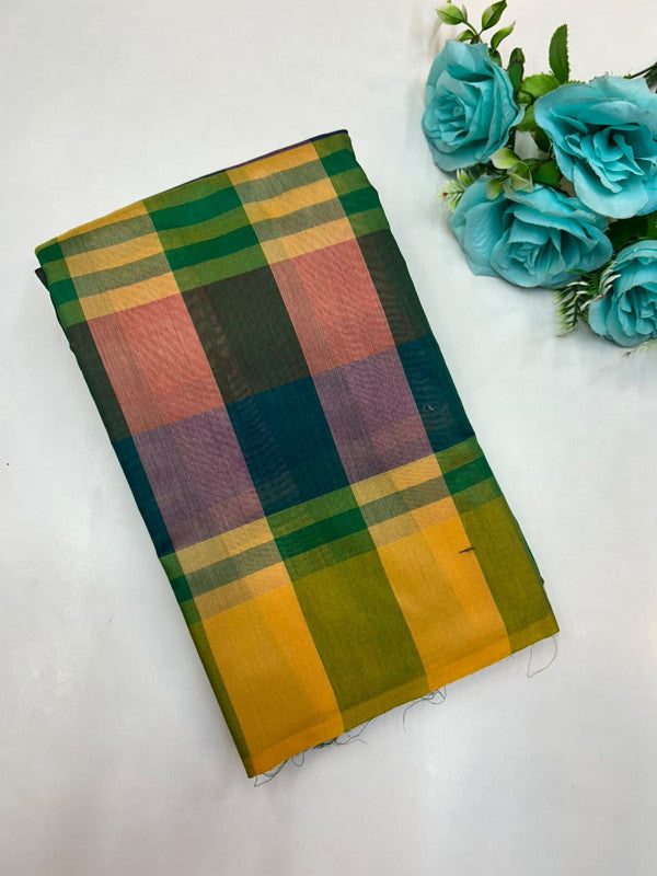 Offer Aura Checked Cotton (BT-4) AC93