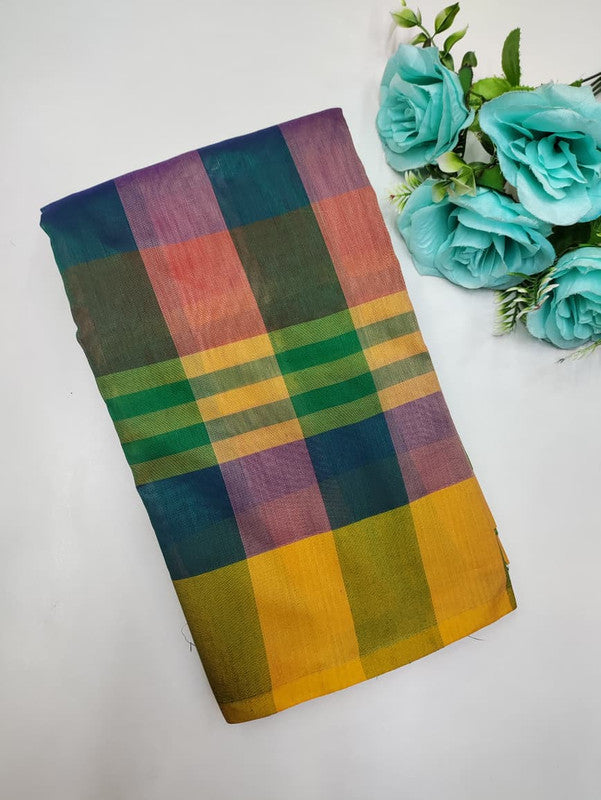Offer Aura Checked Cotton (BT-5) AC117