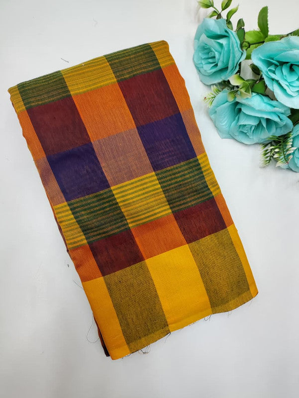 Offer Aura Checked Cotton (BT-6) AC129