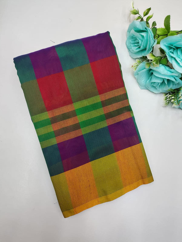 Offer Aura Checked Cotton (BT-6) AC131