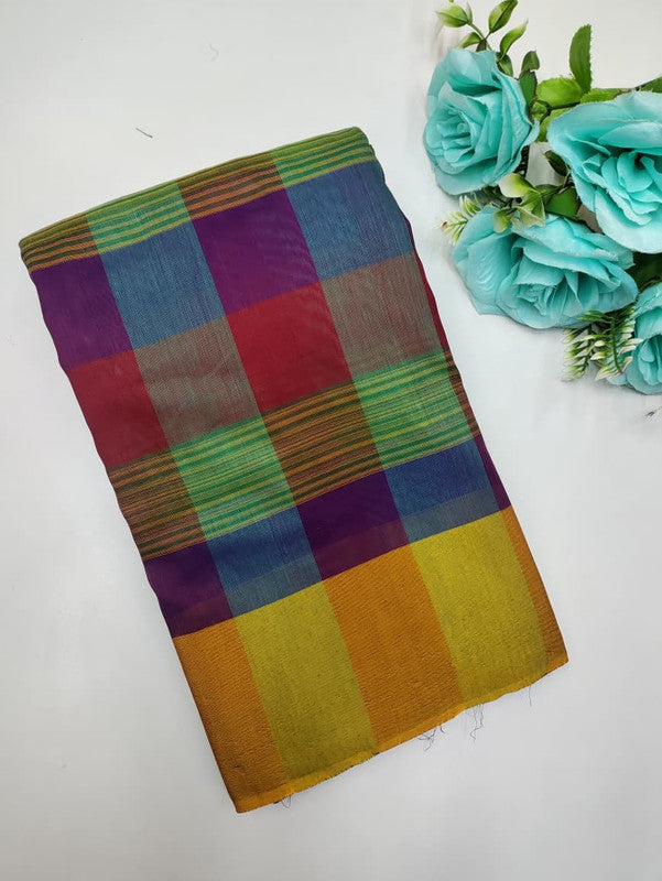Offer Aura Checked Cotton (BT-6) AC138