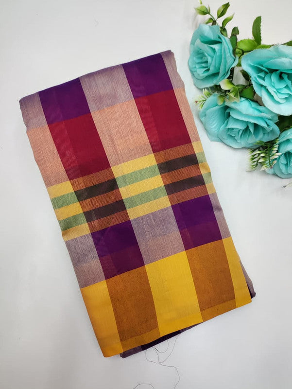 Offer Aura Checked Cotton (BT-6) AC146