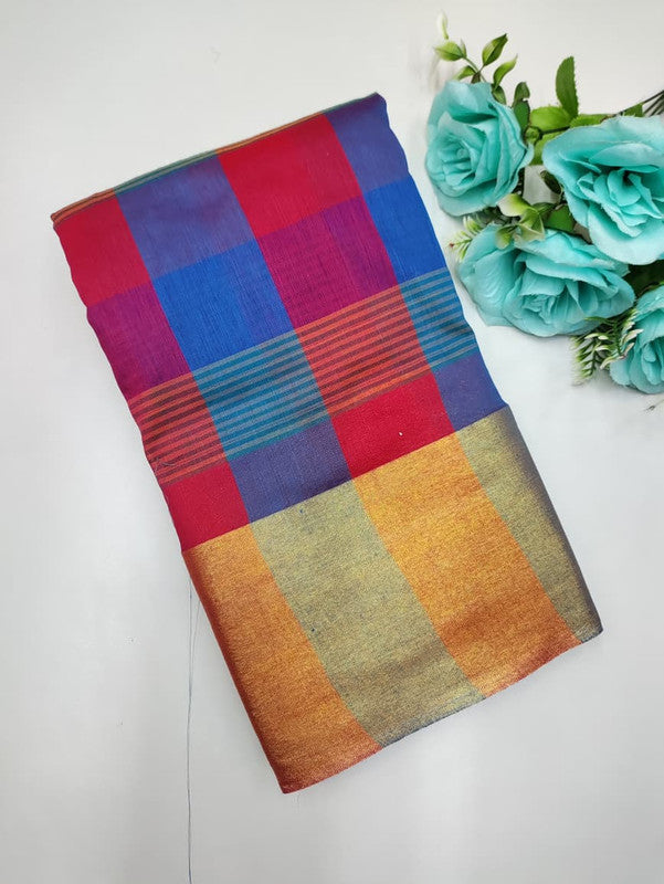 Offer Aura Checked Cotton (BT-6) AC150