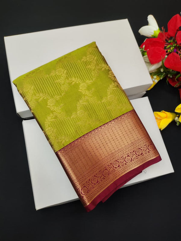 Pure Silk Cotton Saree PLK98