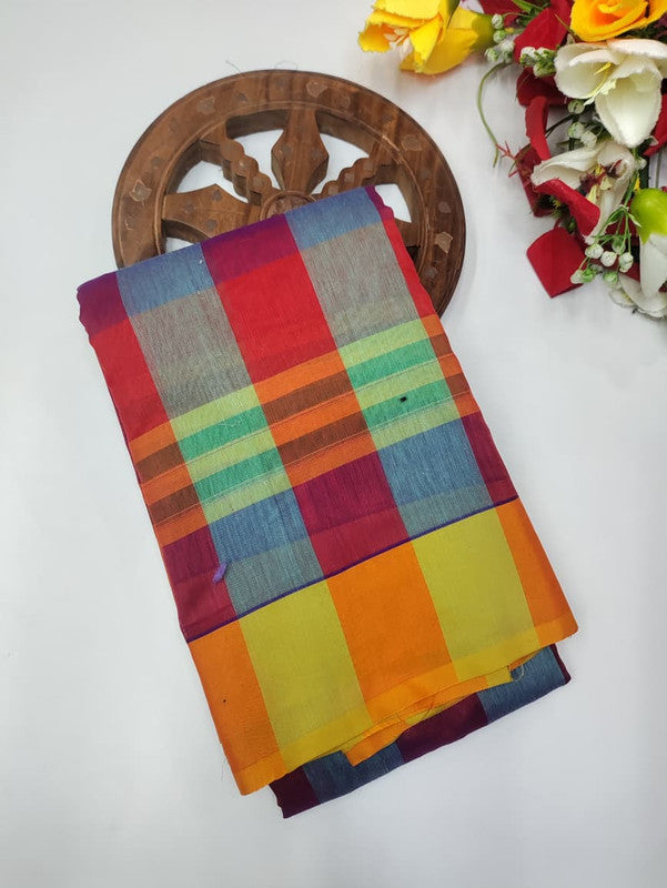 Offer Aura Checked Cotton (BT-6) AC167