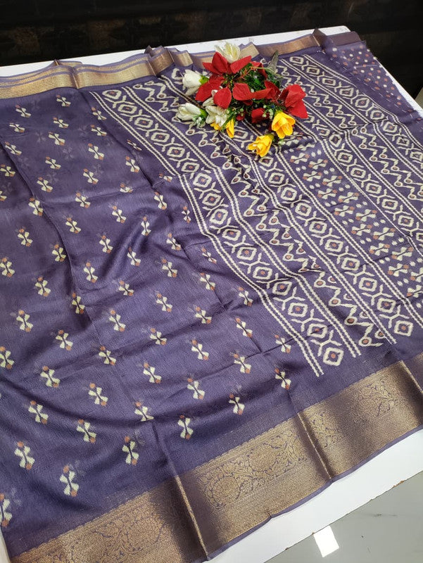 Galaxy Fancy Saree with Zari Dola work for wedding wear