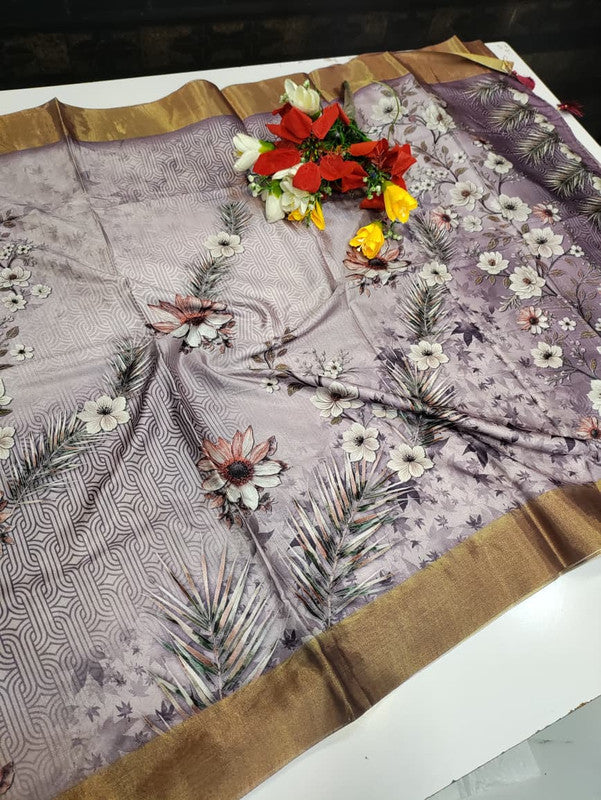 Ivory Fancy Saree VFS05