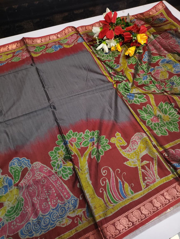 Block Fancy Saree CFS08
